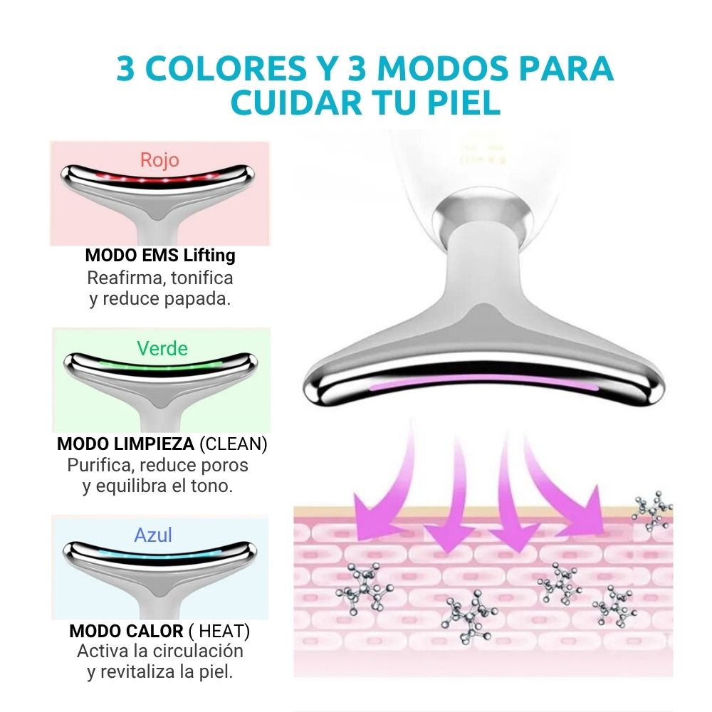GlowLift™ Reductor de Papada y Rejuvenecedor Facial