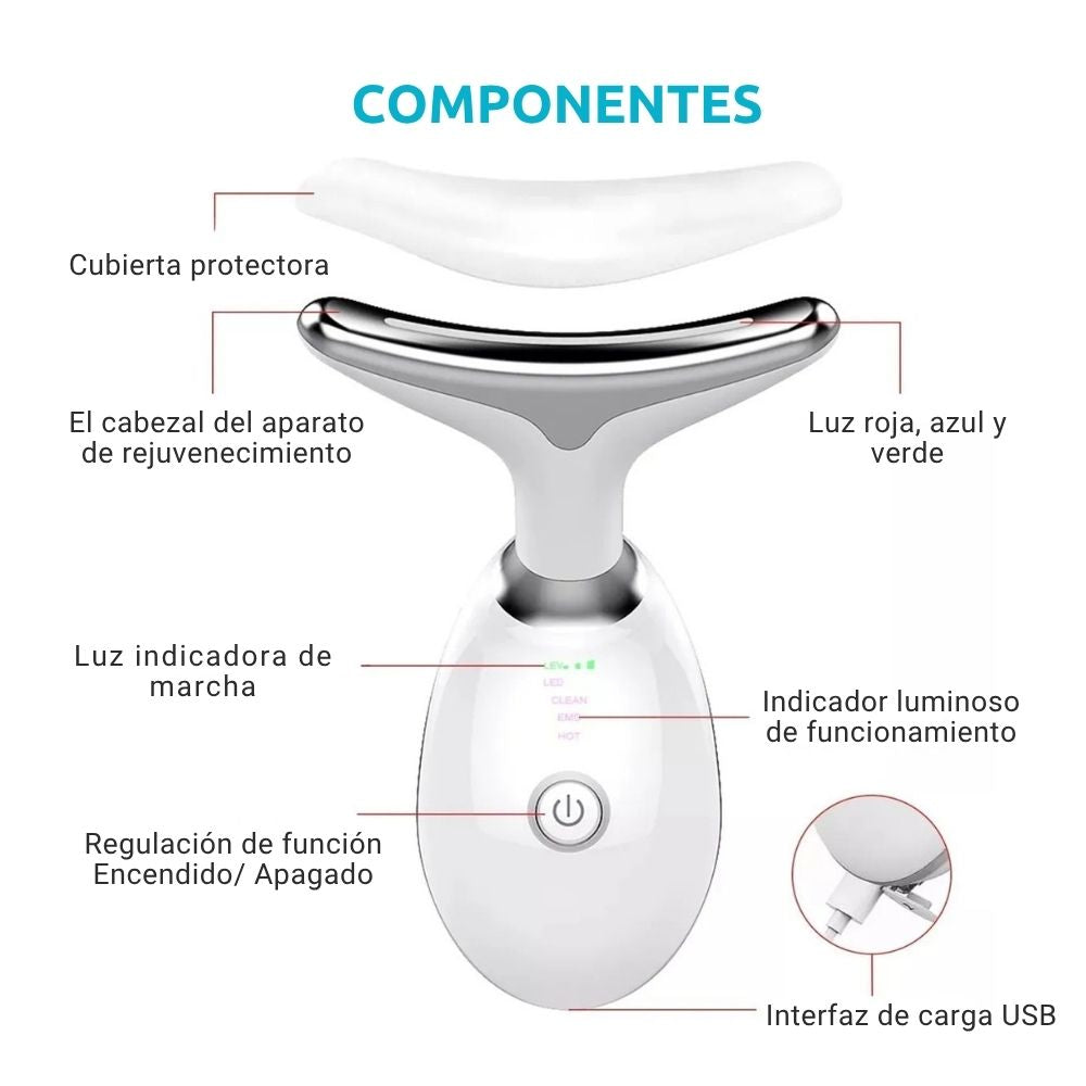GlowLift™ Reductor de Papada y Rejuvenecedor Facial